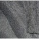 MARAWA - Plaid polaire gris foncé anthracite chiné 125x150 cm