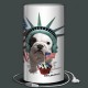 TEO JASMIN A NEW YORK lampe de chevet 30 cm imprimée USA