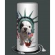 TEO JASMIN A NEW YORK lampe de bureau 40 cm imprimée Amérique