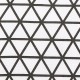 GEOMETRIK - coussin 45x45 cm blanc coton motif graphique losanges