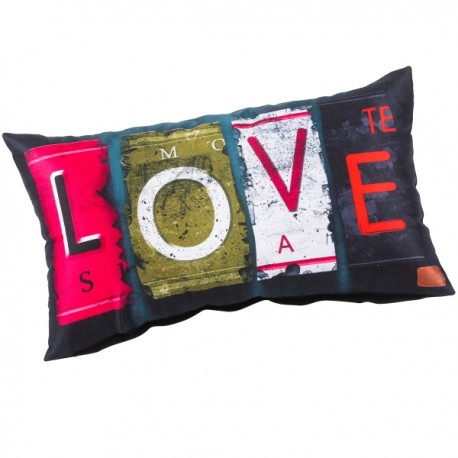 ROADLOVE - Coussin 30x50 cm imprimé LOVE