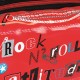 ROCK N ROLL – Trousse rectangulaire rouge imprimée rock n’roll attitude