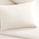 WHITE - Taie d'oreiller rectangle 50x70 cm coton col.blanc