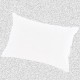 WHITE - Taie d'oreiller rectangle 50x70 cm coton col.blanc