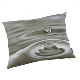 BALNEO - Coussin 40 x 50 cm - Imprimé Zen Goutte d'Eau