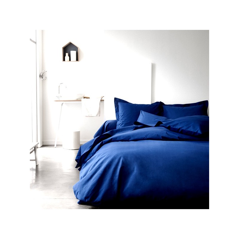 Parure de lit housse de couette Ming Dark Blue 240 x 260 cm - La Maison en  Chiffon