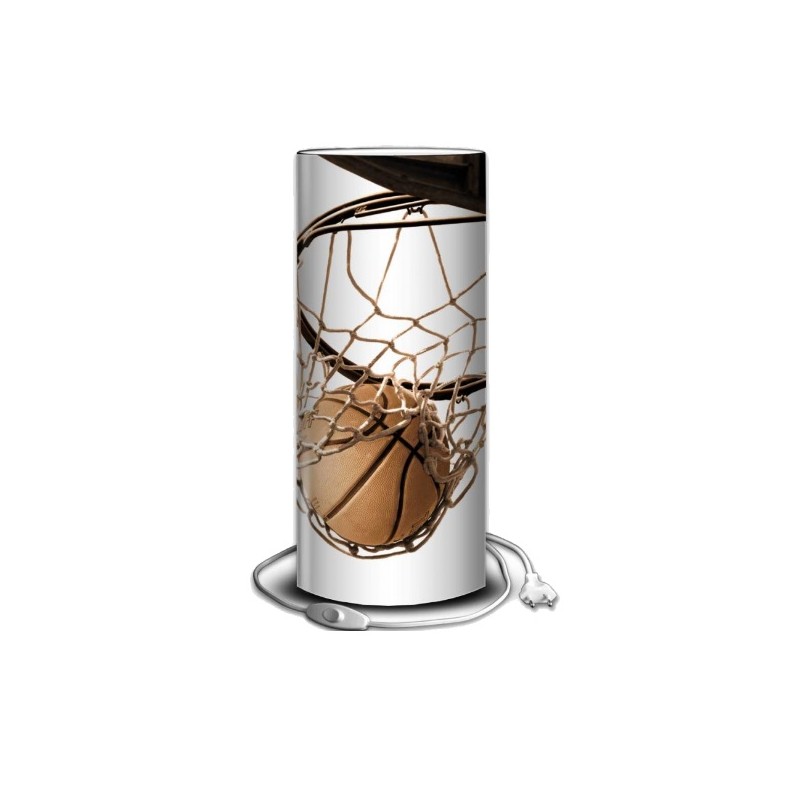 BASKETBALL - Lampe Bureau 40 cm - Décor Panier de Basket - Kolorados