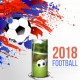 FOOT - Lampe de Chevet 30 cm - Imprimée Ballon de Football