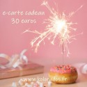 Chèque cadeau de 30 €