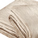 SABLE - Plaid Polaire 150 x 200 cm - Couvre Lit Beige