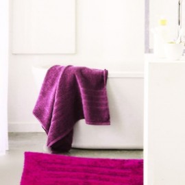 ROSE - Tapis de Bain 80 x 50 cm - Sortie de Douche Fuschia