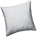 ECUME - Coussin Uni 40 x 40 cm - Coton Chambray Gris