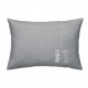 QUAI - Coussin 30 x 50 cm - Coton Chambray Gris Clair