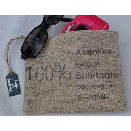 Pochette 100% Aventure, Lulu en Provence, argile