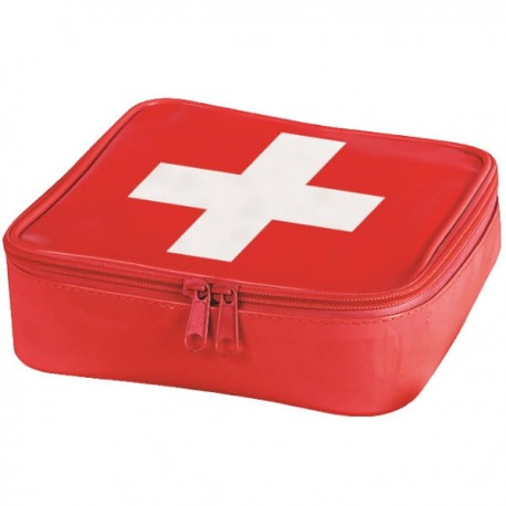 SOS - Trousse Décor Pharmacie - Pochette 1er Secours Rouge - Kolorados