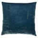 DALLAS - Housse de Coussin 40 x 40 cm - Velours Uni Bleu