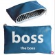 Pochette THE BOSS, au design masculin