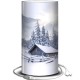 CHALET - Lampe à Poser 80 cm - Décor Neige et Montagne