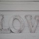 LOVE - Toile Motif Coeur & Bougies - Cadre en bois 30 x 40