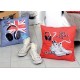 Coussin BEST STREET : Union Jack branché écouteurs