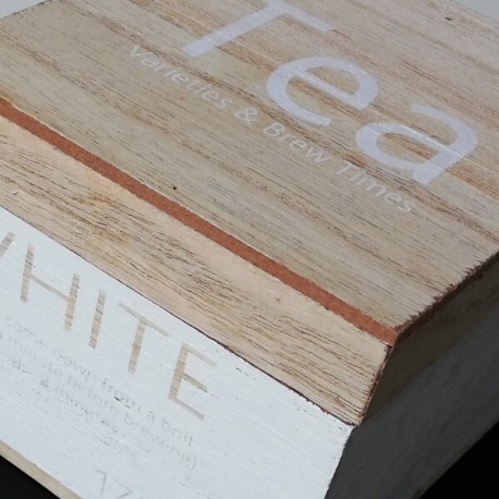 TEA - Boîte à Thé en Bois - Cuisine Design et Gourmande