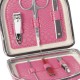 ROSE - Coffret Manucure Femme - Motif Croco Gainé