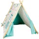 VICTOIRE - Tipi d'Indien Enfant - Bois et Coton - Décor Jungle