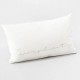 SIMPLICITY - Coussin 50 x 30 cm - Blanc Imprimé Message