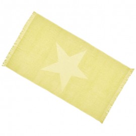 PYLA - Drap de Bain 90 x 160 - Motif Etoile de Mer - Lemon