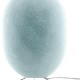 OASIS - Lampe de Chevet 36 cm - Forme Ovale - Coton Bleu