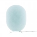 OASIS - Lampe de Chevet 36 cm - Forme Ovale - Cocon Bleu