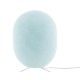 OASIS - Lampe de Chevet 42 cm - Forme Ovale - Cocon Bleu
