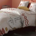 MARCY - Housse de couette 240 x 260 - 2 taies d'oreiller