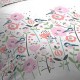 EZY - Housse de Couette 140 x 200 cm - Motif Fleur Oiseau