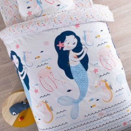 CASSIS - Housse de Couette 140 x 200 cm - Lit Fille Enfant