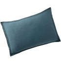 CUSEY - Taie d'Oreiller Rectangle 50 x 70 cm - Lin Uni Vert