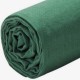 CUSEY - Drap Housse 140 x 190 cm - Lin Lavé - Uni Vert