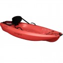 KAYAK Rigide 1 Place - Modèle Enfant - Coloris Rouge Noir