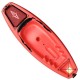 KAYAK Rigide 1 Place - Modèle Enfant - Coloris Rouge Noir