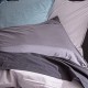 LANDRY - Drap Plat 240 x 300 cm - Percale - Uni Bleu