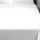 OLONNE - Drap Plat 240 x 300 cm - Percale - Uni Blanc