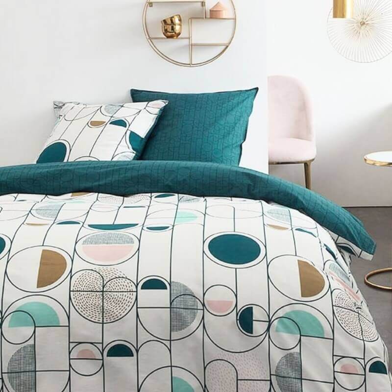 Housse de Couette Tendance - Coton BIO - Décor Graphique - Kolorados