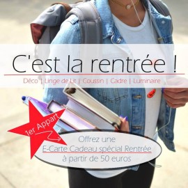 RENTREE - E.Carte Cadeau à partir de 50 euros