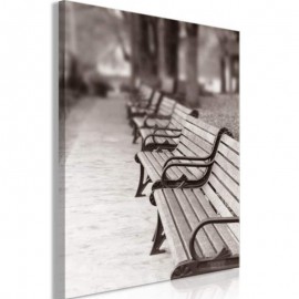 BANCS PUBLICS - Tableau Paysage - Cadre 40 x 60