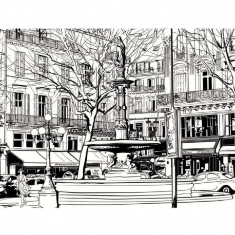 PARIS - Papier Peint Panoramique - Largeur 400 cm
