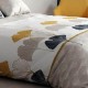 CALLAS - Housse de Couette 220 x 240 - Motif Ginkgo