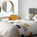 CALLAS - Housse de Couette 220 x 240 - Motif Ginkgo