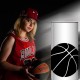 BASKETBALL - Lampe de Bureau Tube - Motif Ballon