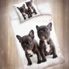 JACK - Parure de lit Chiens 140 x 200 cm - Linge de Lit Enfant