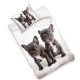 JACK - Parure de lit Chiens 140 x 200 cm - Linge de Lit Enfant